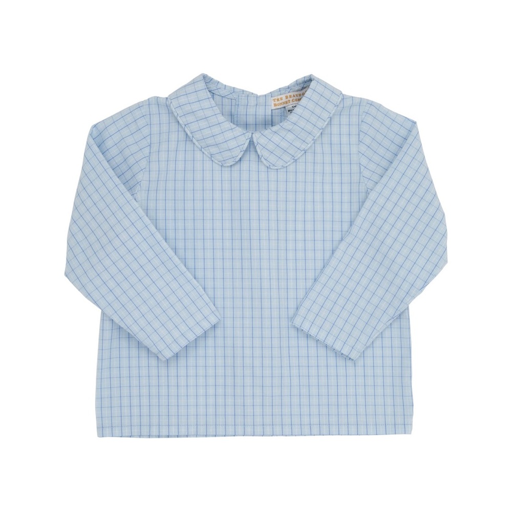The Beaufort Bonnet Company Peter Pan Collar LS, Get In Line, NWT, 2T